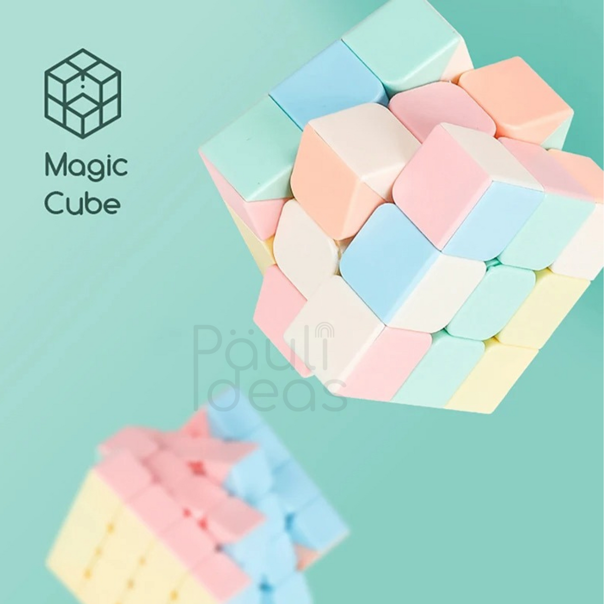 Pack De 4 Cubos Rubik Colores Pasteles Macaron