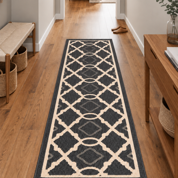 Alfombra Decorativa Antideslizante 180x60Cm Para Pasillo