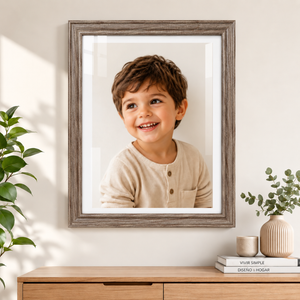Marco Decorativo 40x50cm Cuadro Portarretrato Con Vidrio