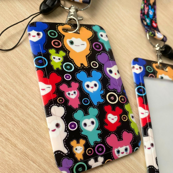 Lanyard Cinta Colgante + Portacredencial Tierno Kawaii