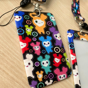 Lanyard Cinta Colgante + Portacredencial Tierno Kawaii