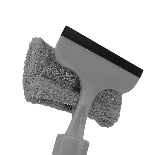 Mopa Limpiador De Vidrios Microfibra Con Dispensador Spray