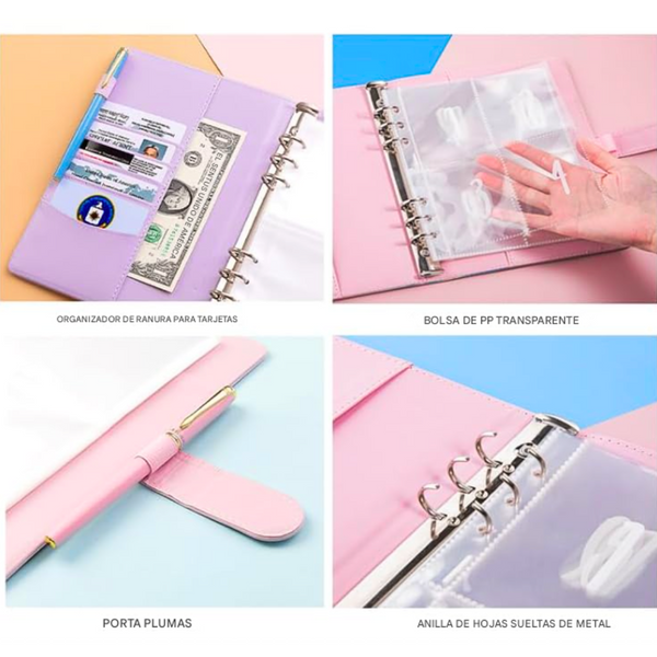 Carpeta Ahorro Dinero Organizadora 100 Sobres