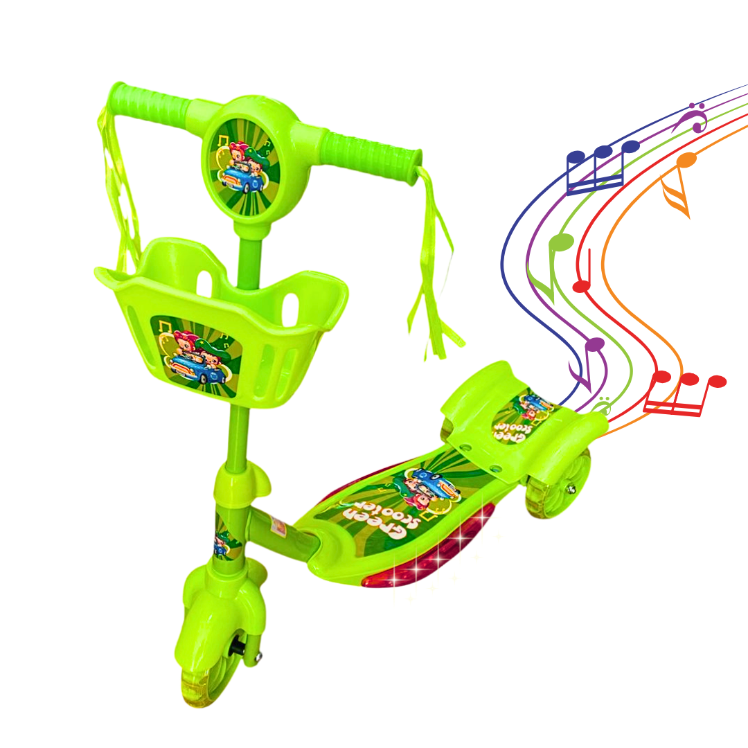 Monopatín Scooter De 3 Ruedas Con Luces Y Sonidos