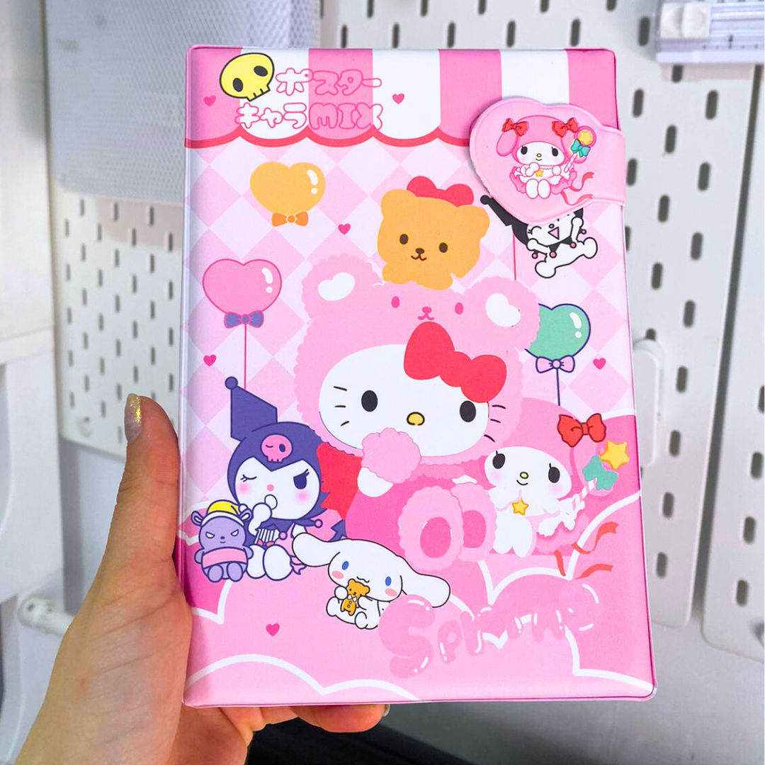 Set Agenda Libreta Kuromi + 1 Lápiz Multicolor Kawaii