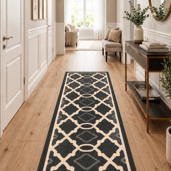 Alfombra Decorativa Antideslizante 180x60Cm Para Pasillo