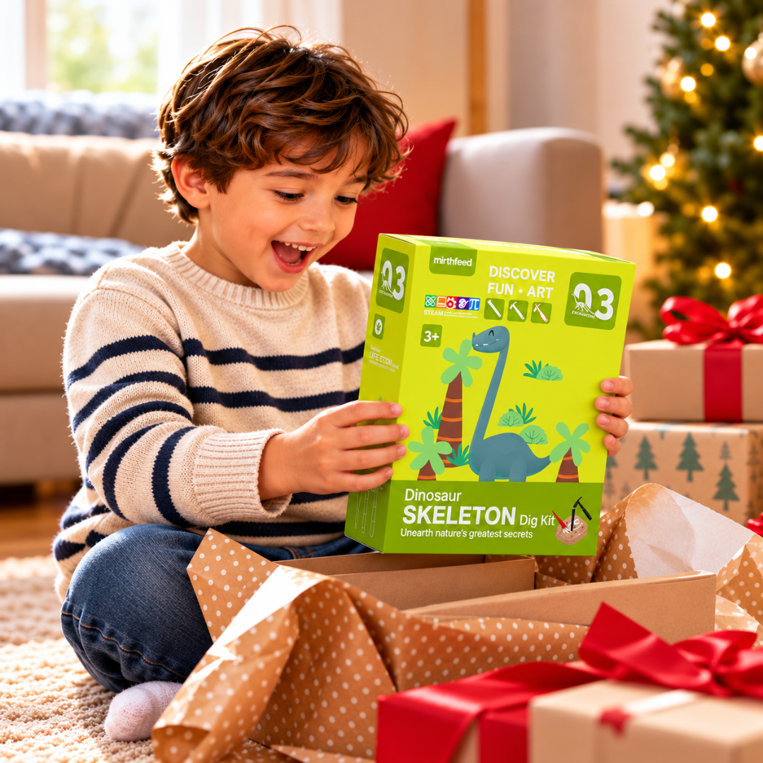 Juego De Arqueología Esqueleto Dinosaurio Fósil Para Niños