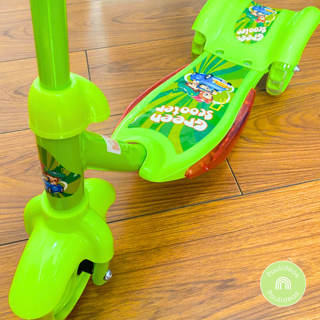 Monopatín Scooter De 3 Ruedas Con Luces Y Sonidos