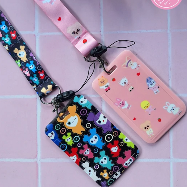 Lanyard Cinta Colgante + Portacredencial Tierno Kawaii