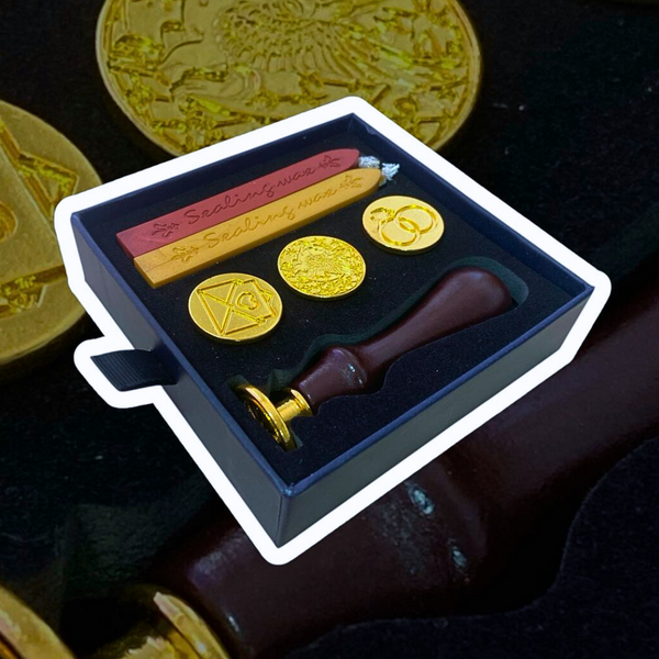 Sello Con Lacre Vintage Timbre Cera Tarjetas