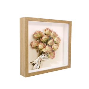 Marco Shadow Box Para Foto 20x20 Cm Profundidad 3 Cm Madera