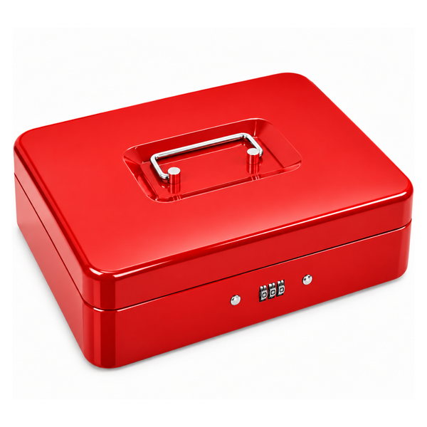 Caja Fuerte Dinero Metálica 30cm X 24cm Combinación Clave
