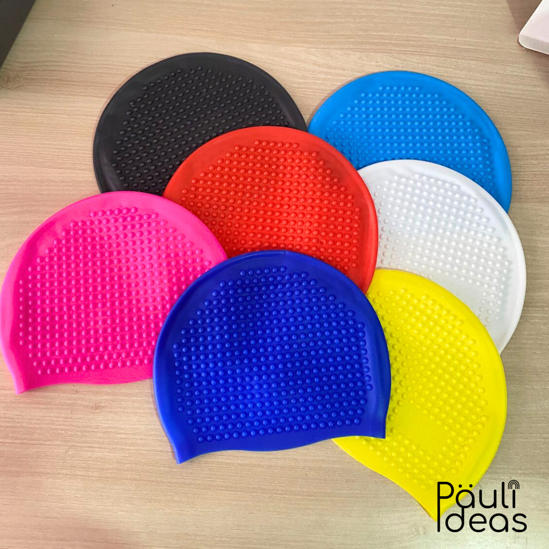 Gorro De Silicona Para Niños Piscina Natación