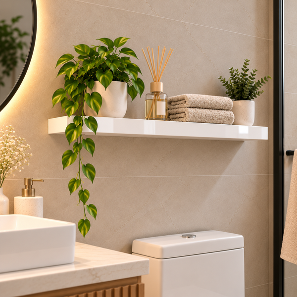 Repisa Flotante De Pared MDF 70 Cm Estante Decorativo