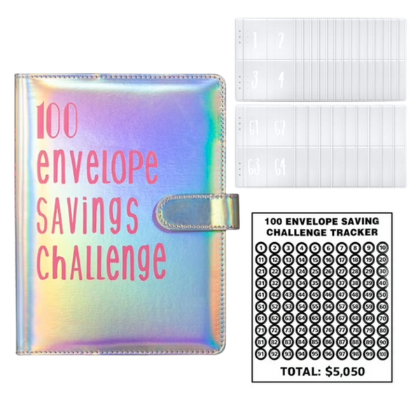 Carpeta Ahorro Dinero Organizadora 100 Sobres