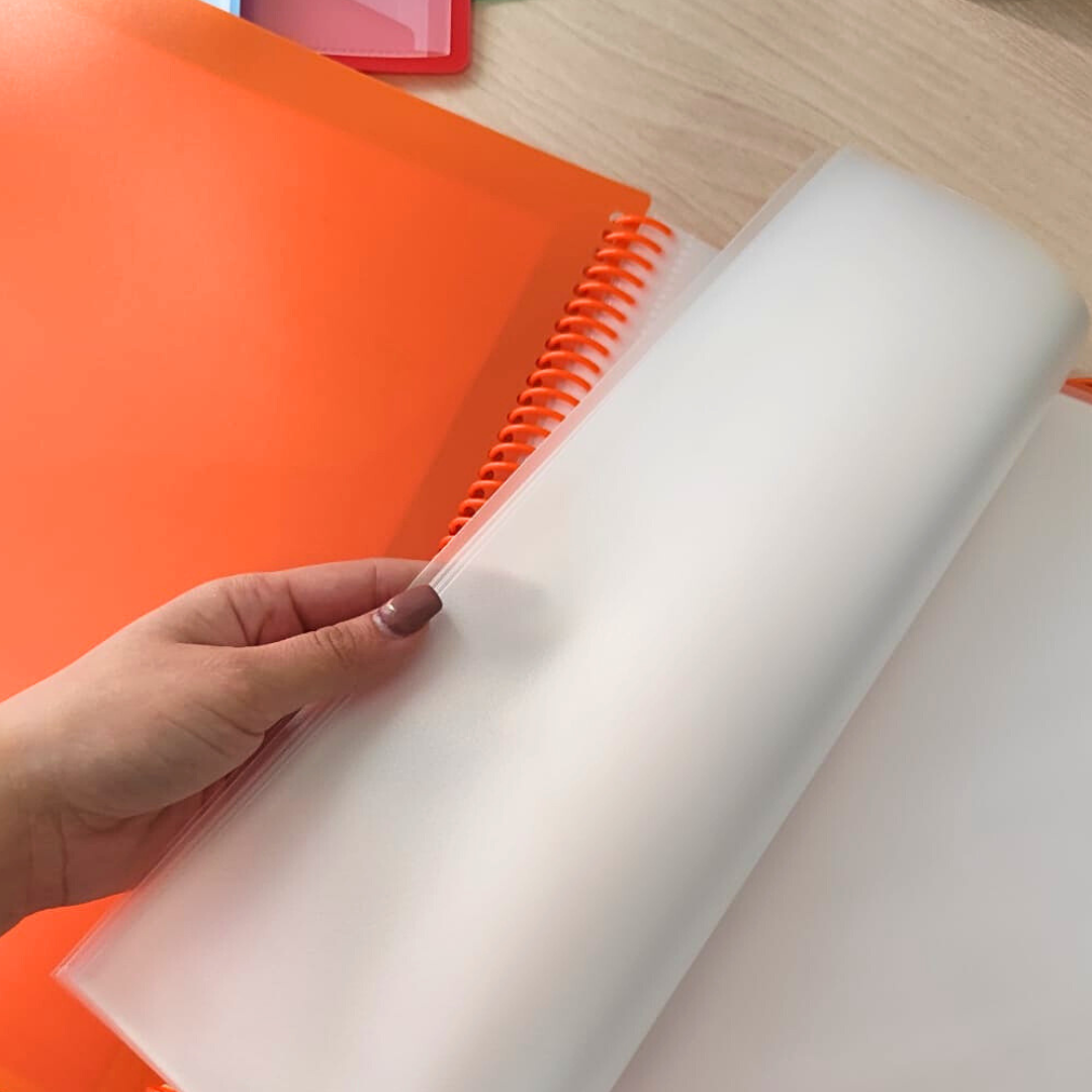 Carpeta Archivadora Anillada A4 Con 20 Fundas Transparentes