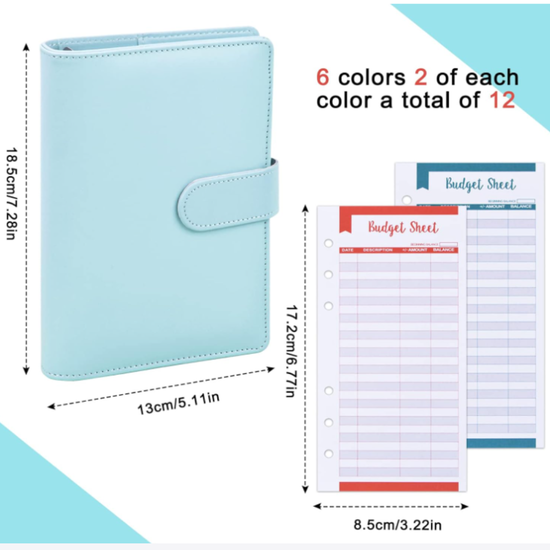 Budget Binder Carpeta Organizadora A6 De Dinero Para Ahorro