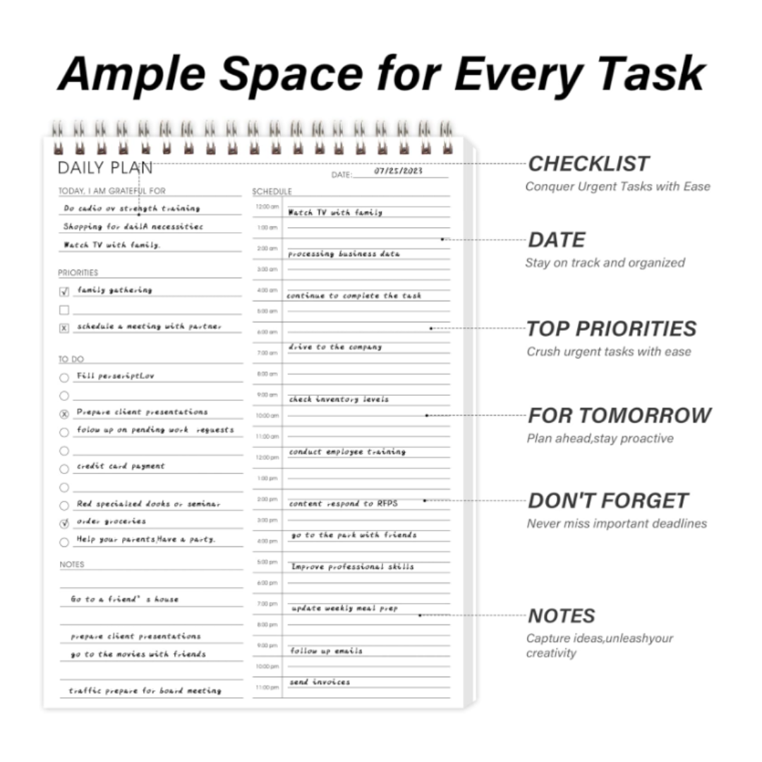 Libreta Lista De Tareas Y Organización To Do List