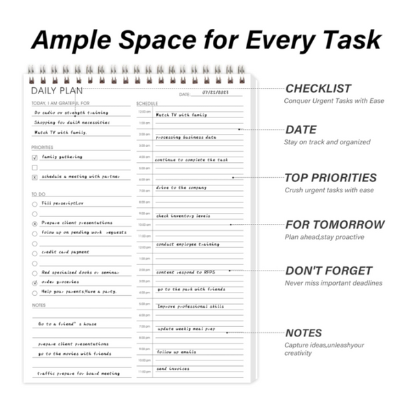 Libreta Lista De Tareas Y Organización To Do List