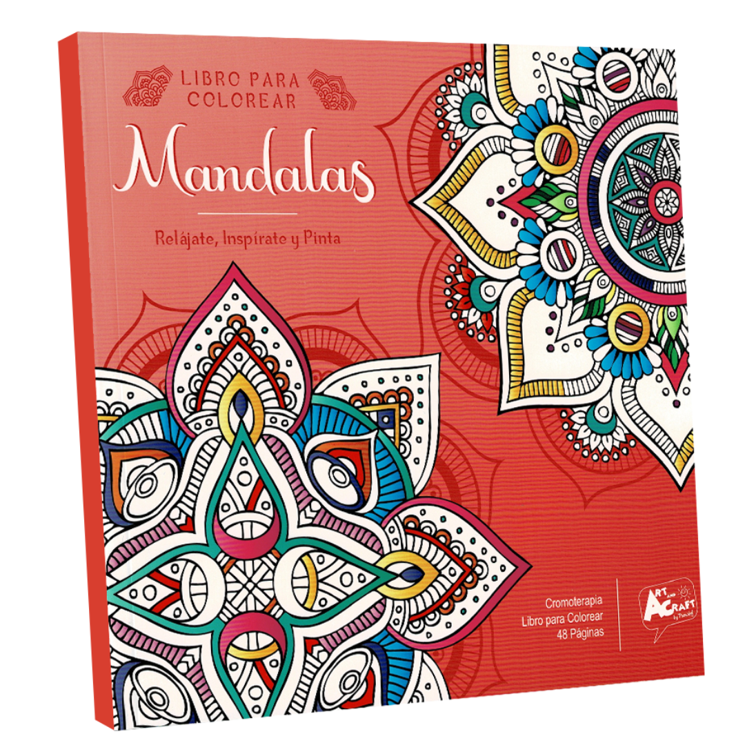 Libro De Mandalas Para Colorear - 48 Dibujos Antiestrés