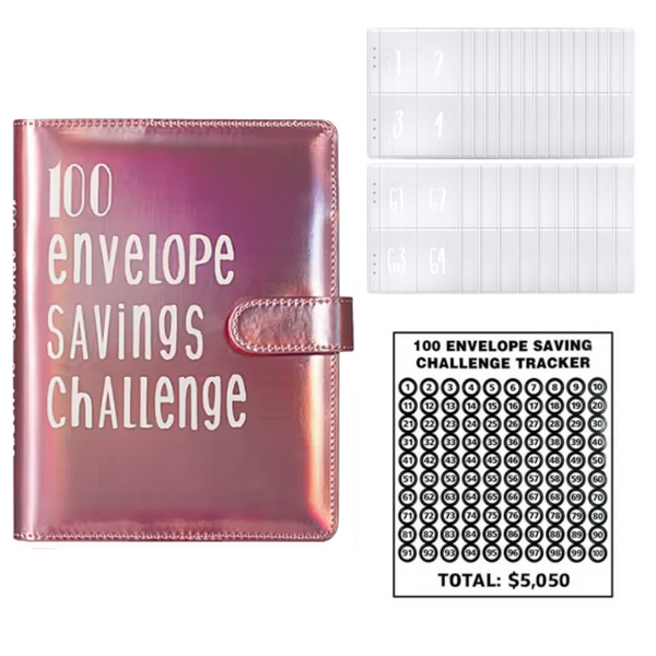 Carpeta Ahorro Dinero Organizadora 100 Sobres