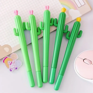 Box Papelería De Cactu Set De Papelería Y Accesorios Kawaii