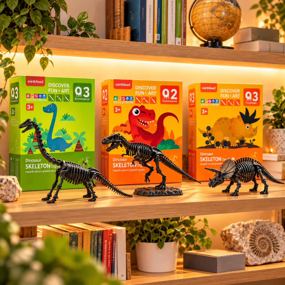 Juego De Arqueología Esqueleto Dinosaurio Fósil Para Niños