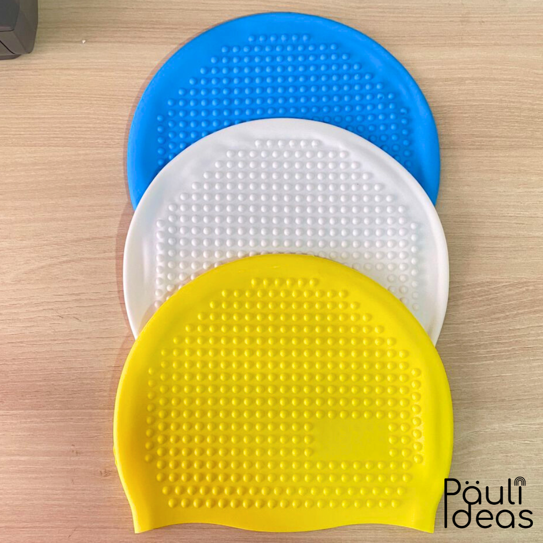 Gorro De Silicona Para Niños Piscina Natación