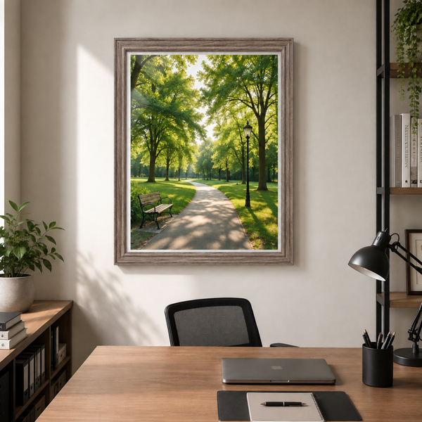 Marco Decorativo 40x50cm Cuadro Portarretrato Con Vidrio