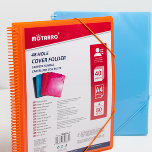 Carpeta Archivadora Anillada A4 Con 20 Fundas Transparentes