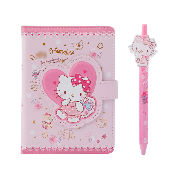 Agenda o Diario de Vida Hello Kitty con Lápiz