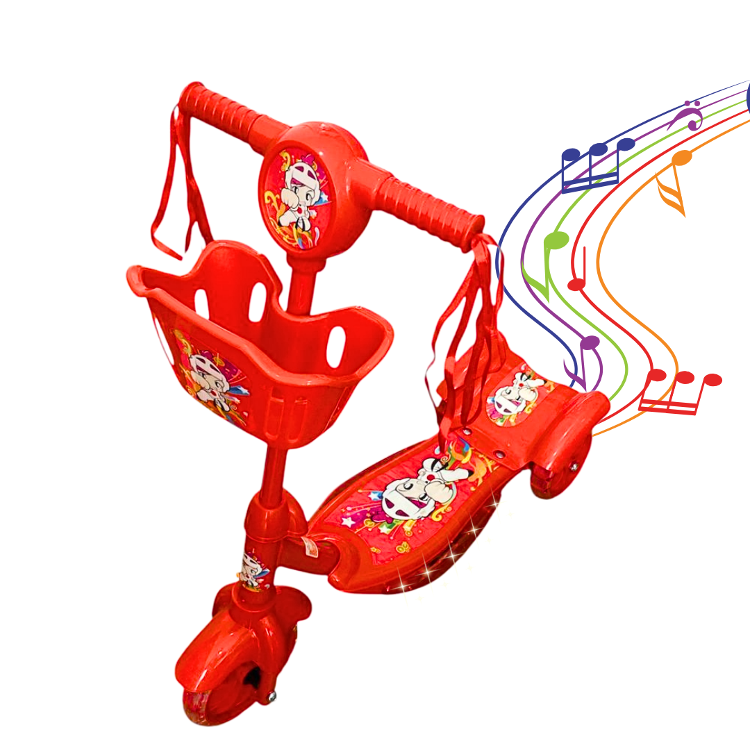 Monopatín Scooter De 3 Ruedas Con Luces Y Sonidos