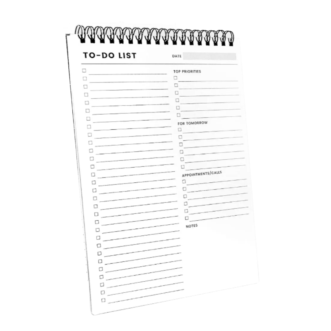 Libreta Lista De Tareas Y Organización To Do List
