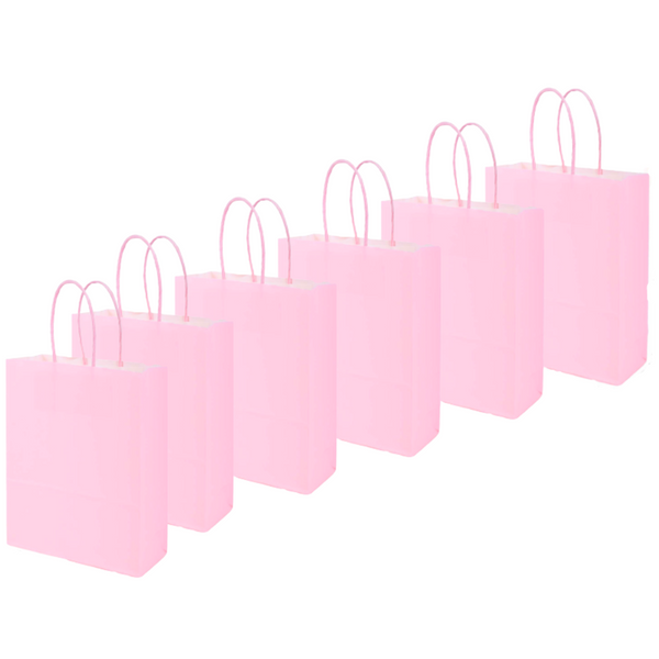 Bolsas De Papel Regalo Kraft Con Manilla Pack 12