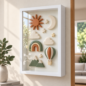 Marco Shadow Box Para Foto 30x40 Cm Profundidad 3 Cm Madera