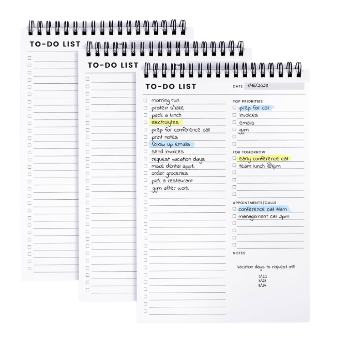 Libreta Lista De Tareas Y Organización To Do List