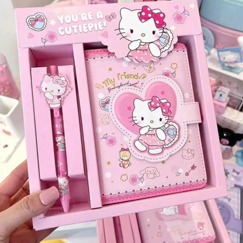 Agenda o Diario de Vida Hello Kitty con Lápiz