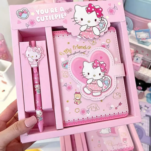 Agenda o Diario de Vida Hello Kitty con Lápiz