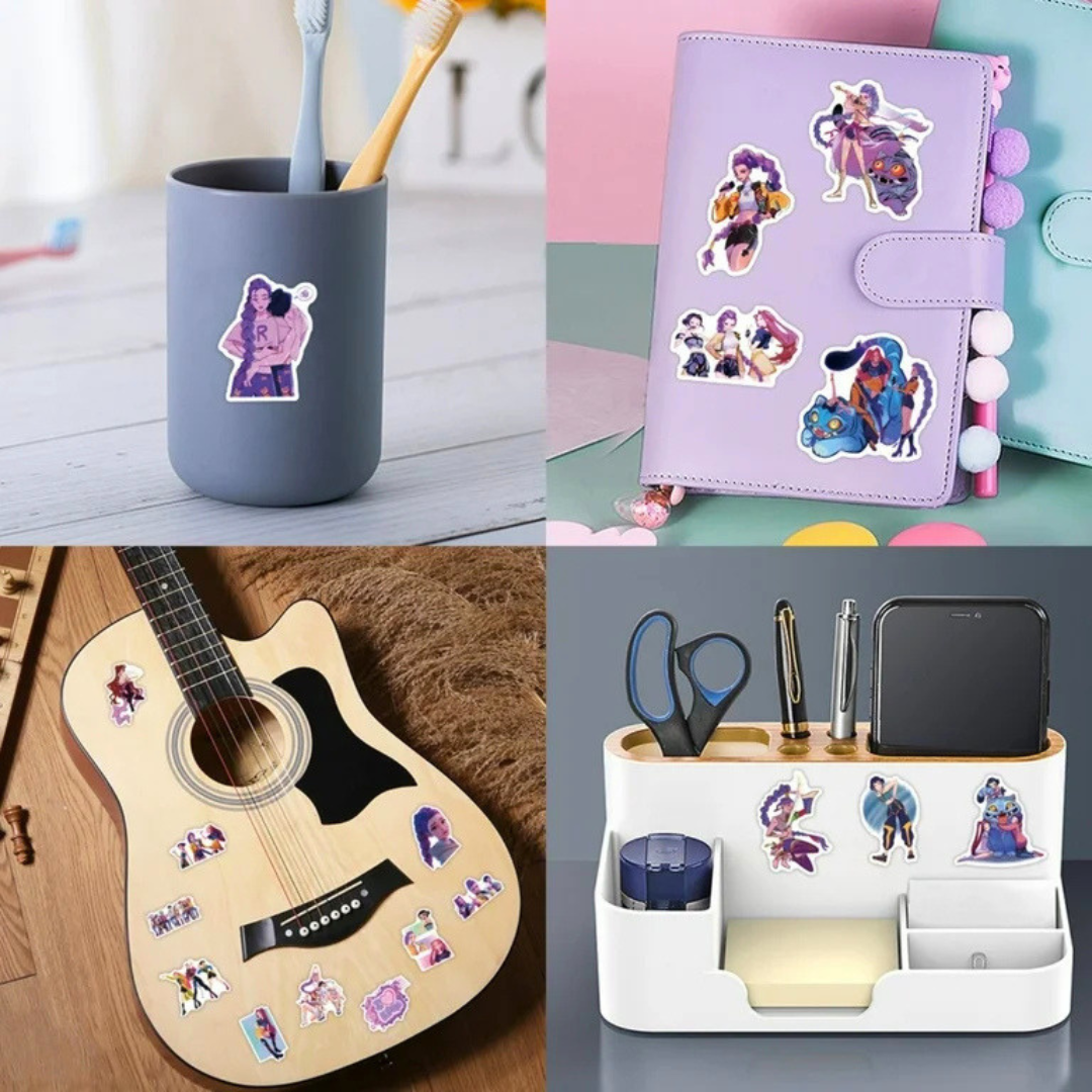 Box Regalo Papelería Huntrix De Las Guerreras Del Kpop Rumi