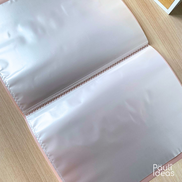 Carpeta Archivadora Color Pastel 20 Fundas Transparentes A4