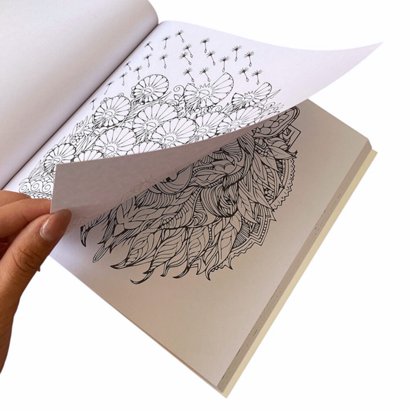 Libro Mándala Fauna + 12 Plumones Doble Punta Fina/gruesa