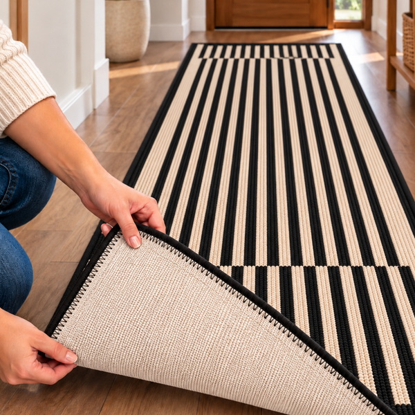 Alfombra Decorativa Antideslizante 180x60Cm Para Pasillo