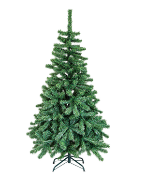 Árbol de Navidad Artificial 150 cm Ramas frondosas con Base Metálica