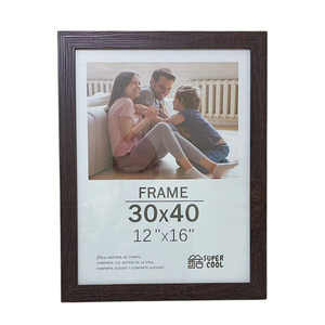 Marco Para Foto 30x40 Cm De Madera Con Vidrio Protector