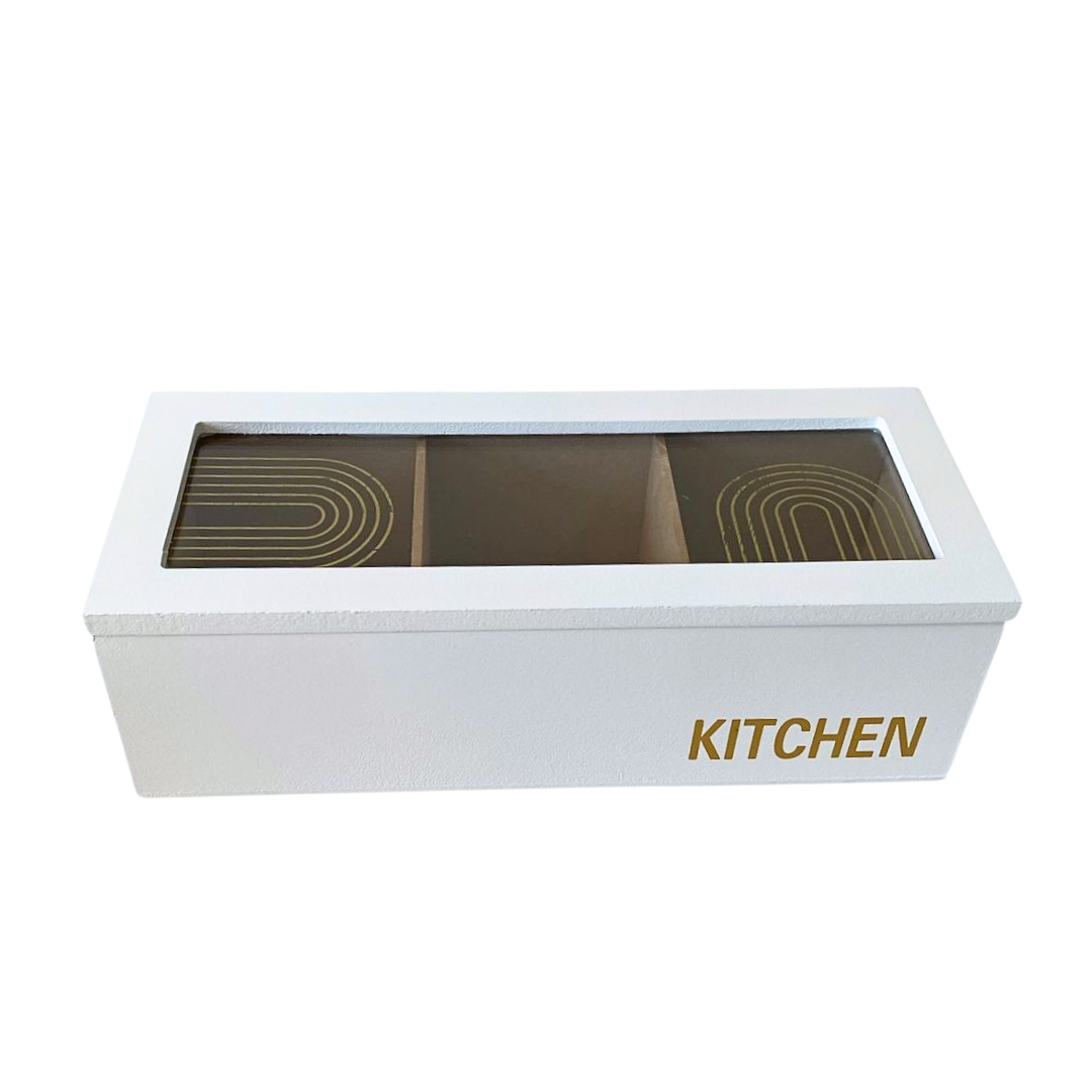 Organizador De Madera Para Bolsas De Té