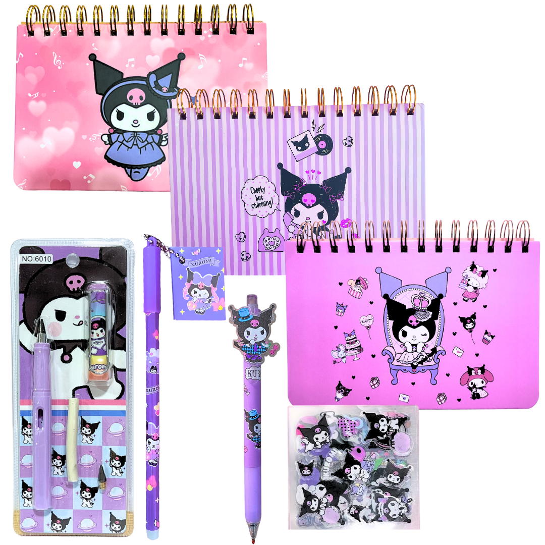 Box Small Regalo Papelería Kawaii Kuromi