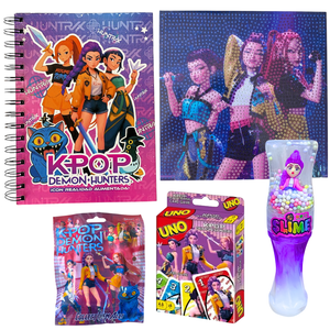 Box Regalo Papelería Huntrix De Las Guerreras Del Kpop Rumi