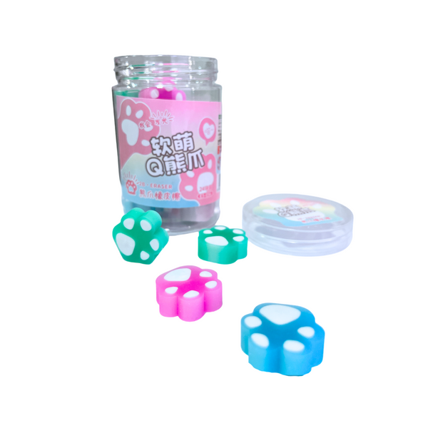 Gomas De Borrar Patita De Gato Garrita Kawaii