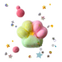 Squishy Patita Gato Pegajosa Con Accesorios