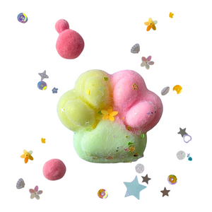 Squishy Patita Gato Pegajosa Con Accesorios